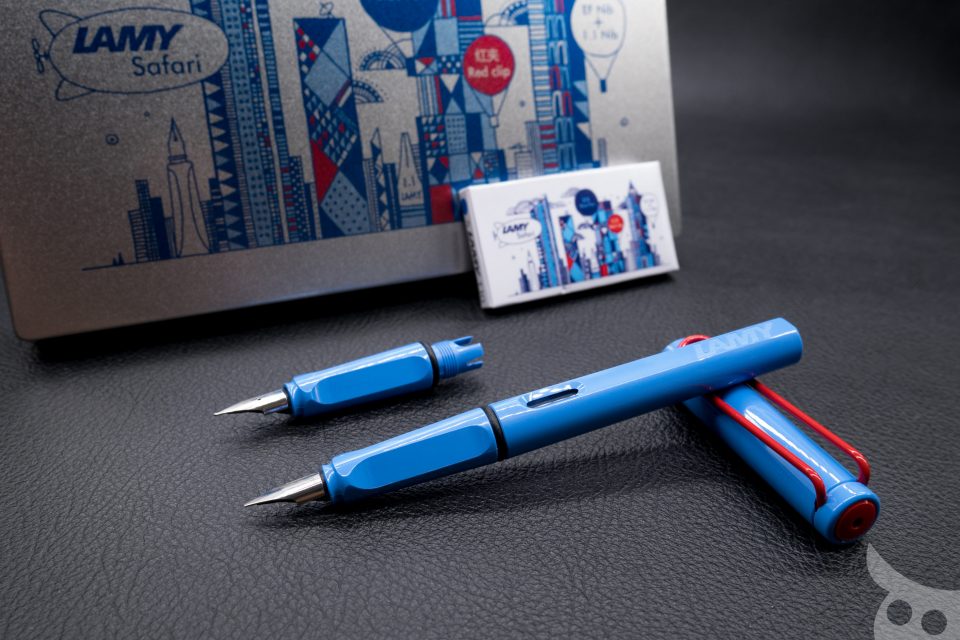 Lamy Safari Blue and Red 2015
