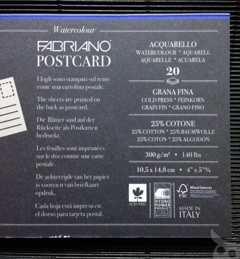 Fabriano Postcard Pad-03